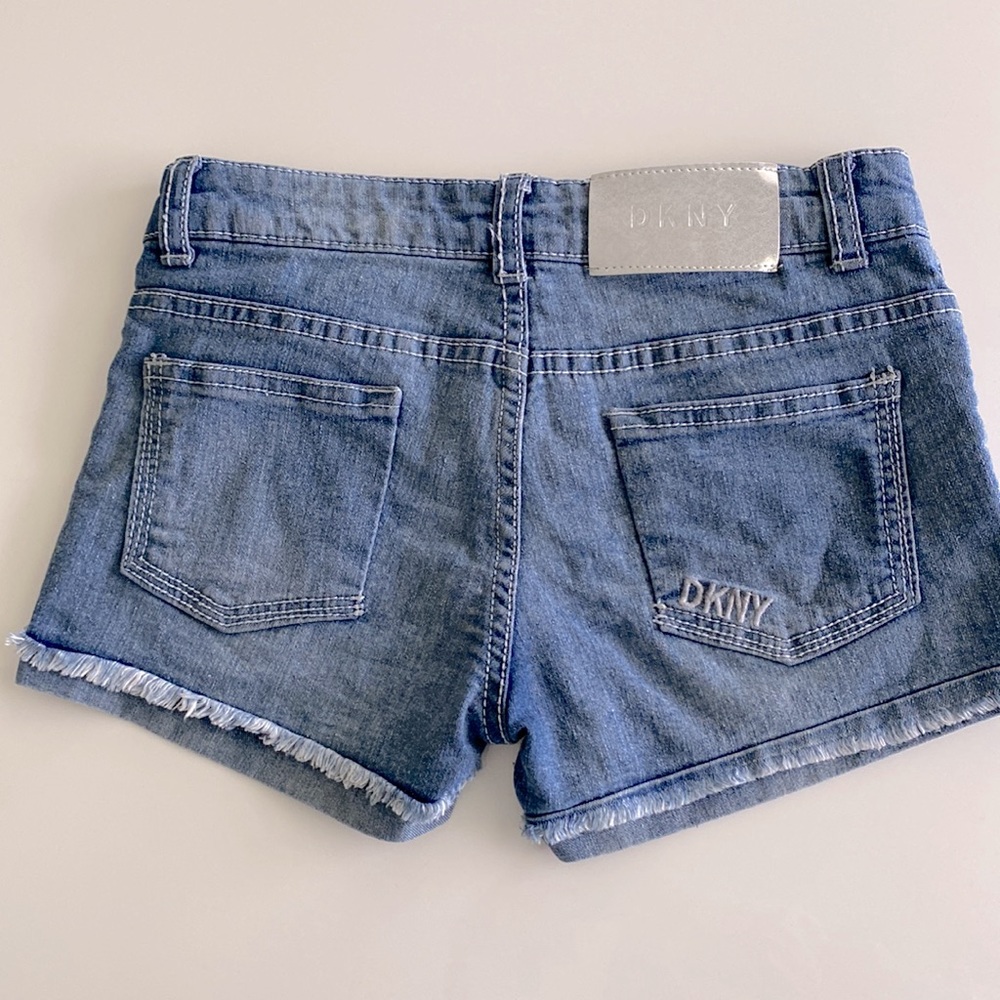 DKNY Girls Blue Shorts - Picture 5 of 5